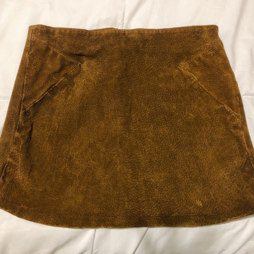 suede skirt